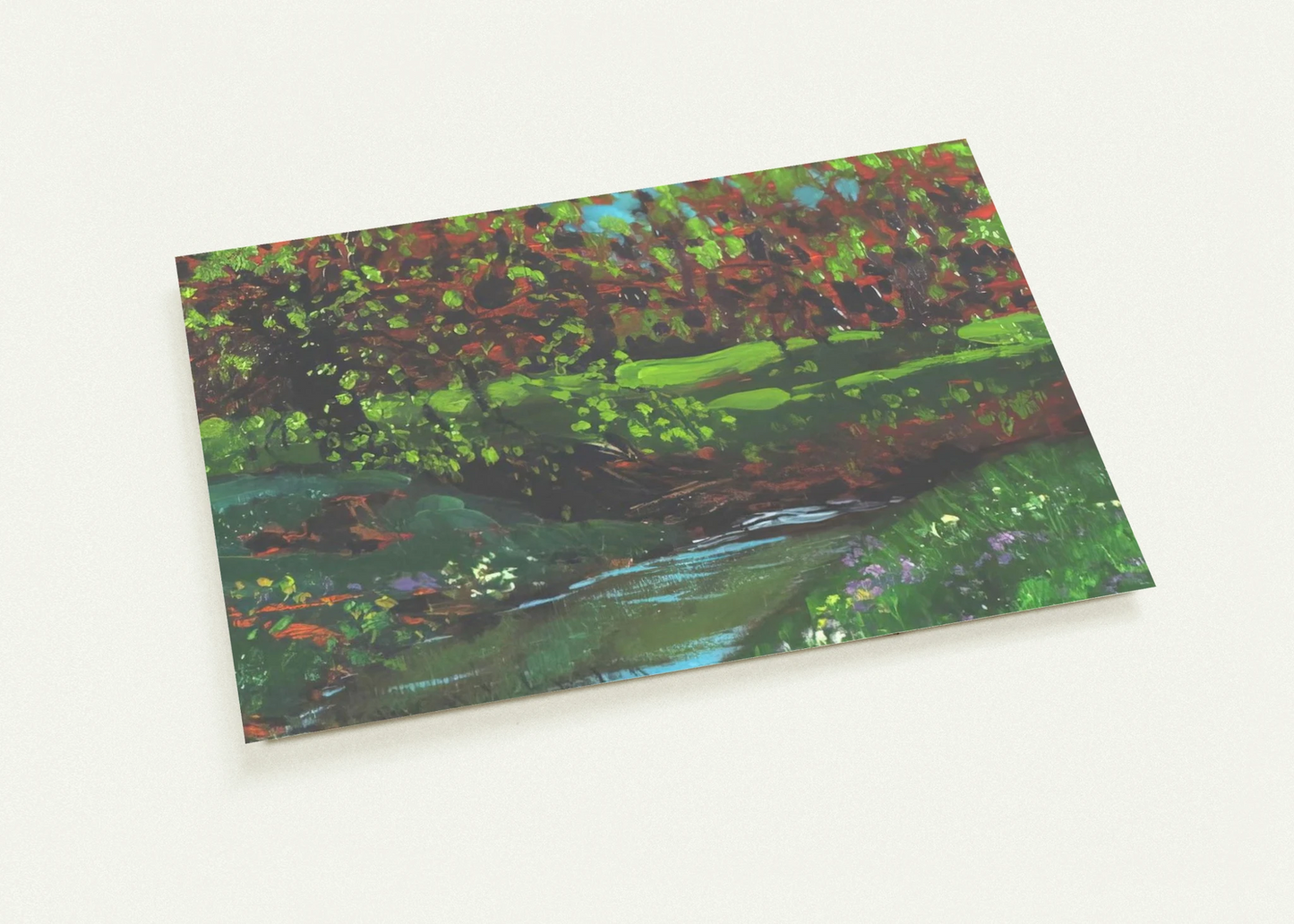 Green Pool - Post-Impressionism By Frank Johnston Pack of 10 Post Cards | Frank Johnston Post Cards | A6 (10.5 x 14.8 cm) - 4.1 x 5.8 inches