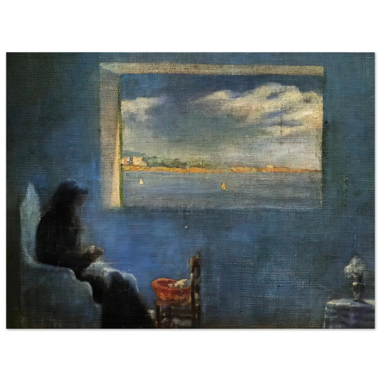 Salvador Dali - PORTRAIT OF GRANDMOTHER ANA SEWING Fine Art Poster - Default Title