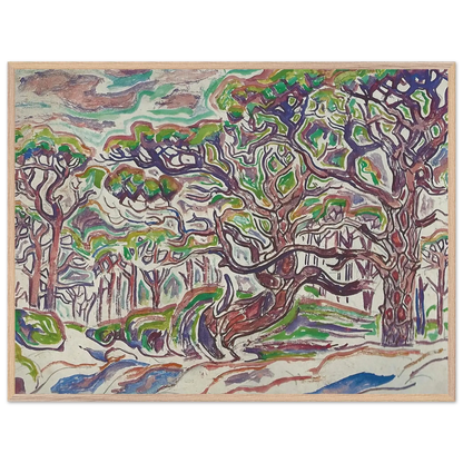 Walter Inglis Anderson - Walter Anderson Wall art - 13x18 cm / 5x7 Inches - Premium Wooden Framed Poster With Fine Art Paper - White frame