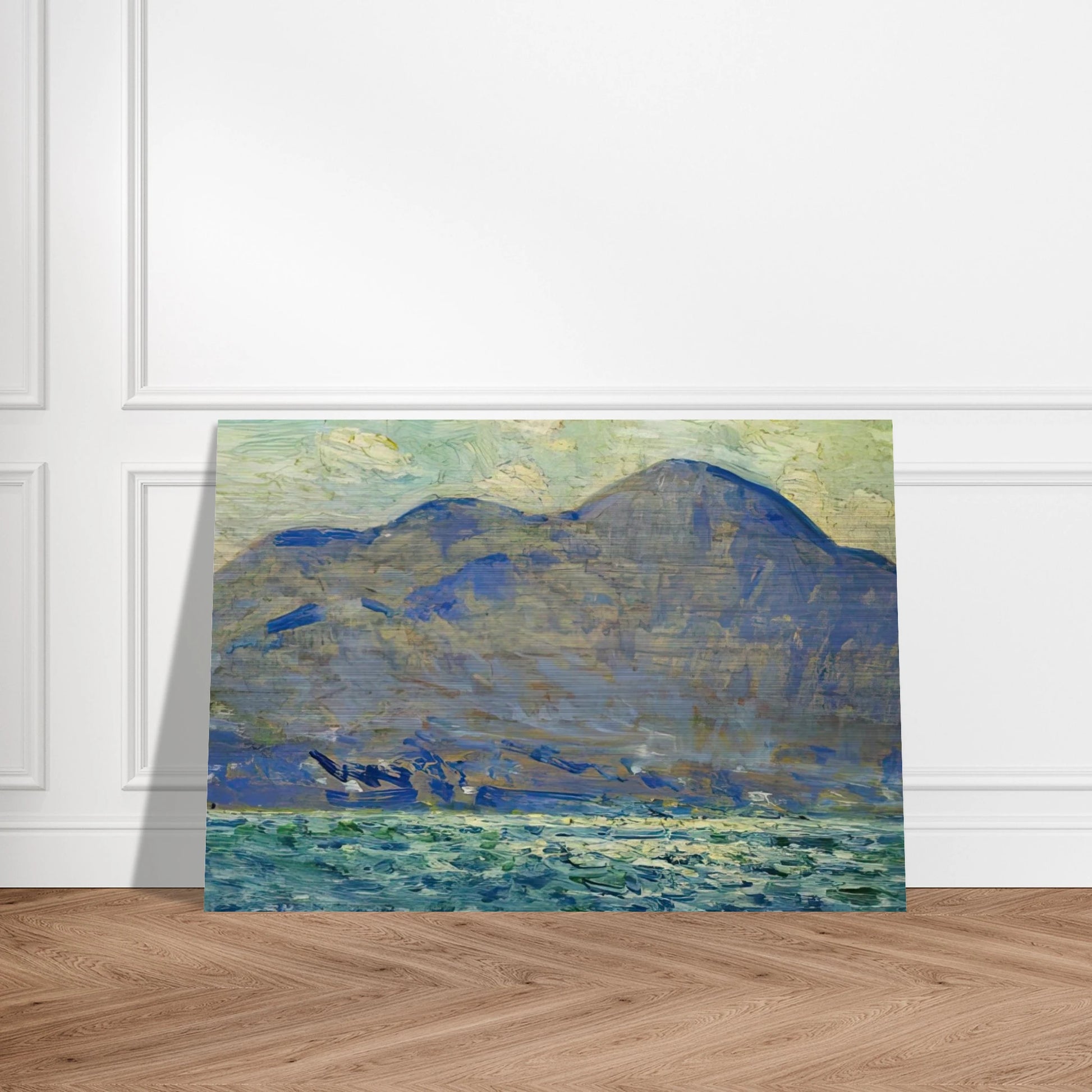 Mt. Beacon at Newburgh - Childe Hassam Brushed Aluminum Print - 70x100 cm / 28x40 inches | Childe Hassam Aluminum Print | Childe Hassam Prints