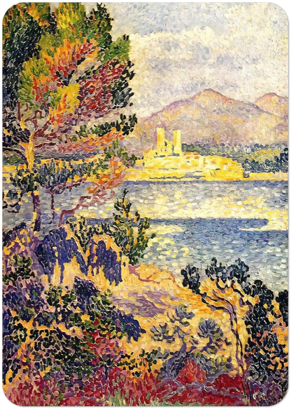 Antibes, Morning By Henri-Edmond Cross Pack of 10 Post Cards | Henri-Edmond Cross Post Cards | A6 (10.5 x 14.8 cm) - 4.1 x 5.8 inches