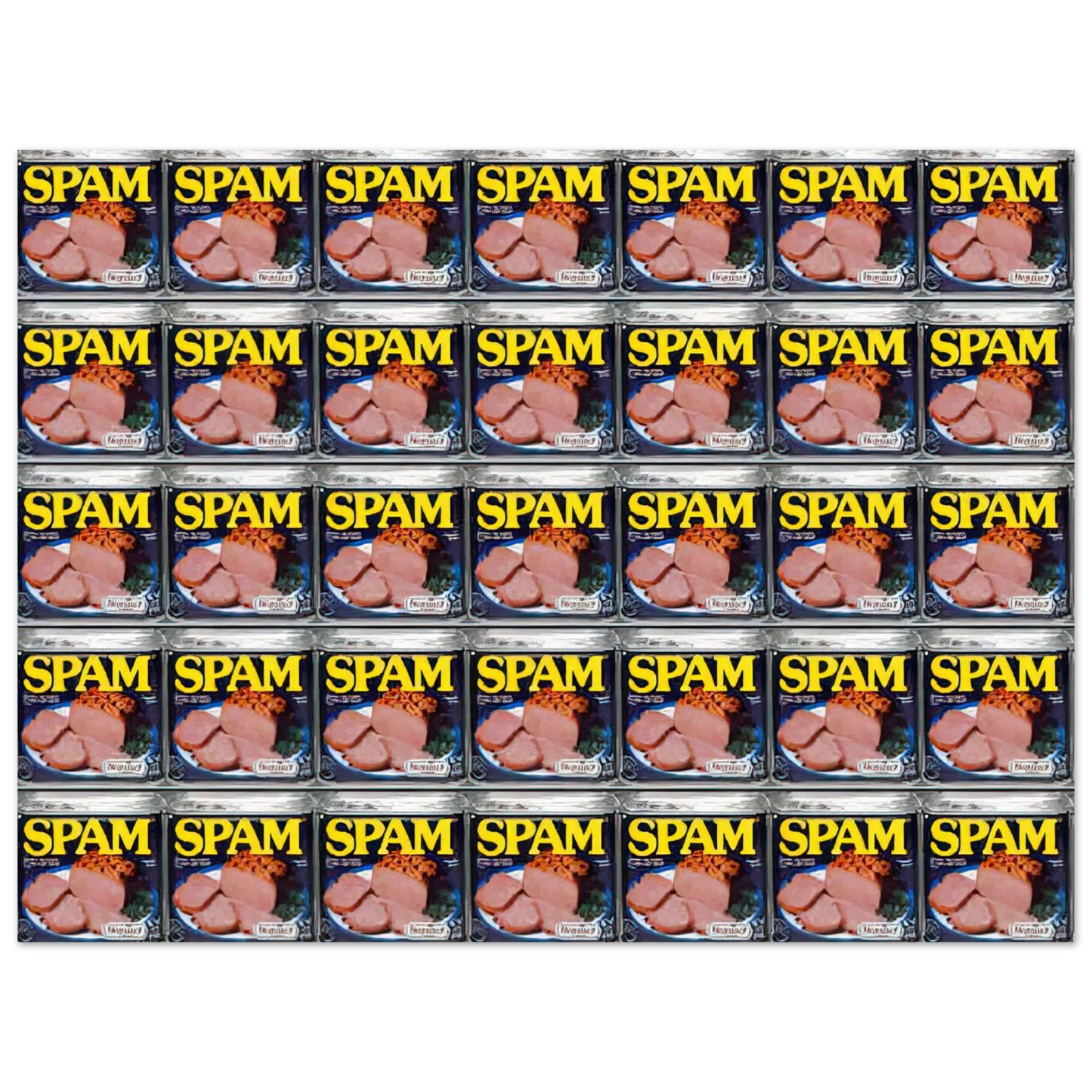 Andy Warhol - Spam Fine Art Poster - 13x18 cm / 5x7 inches