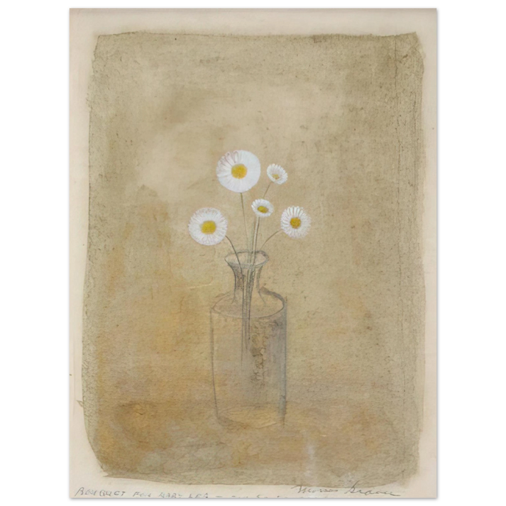 Morris Graves - Bouquet for Mary Lea - 1957  75x100 cm / 30x40inches Fine Art Poster