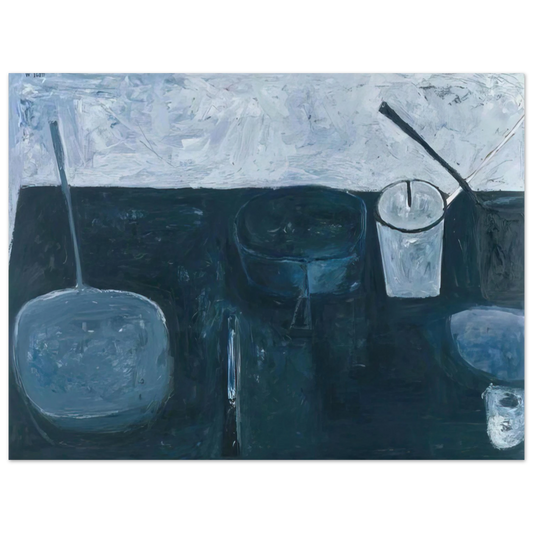 William Scott - Winter Still Life - 1956 Fine Art Poster - Default Title