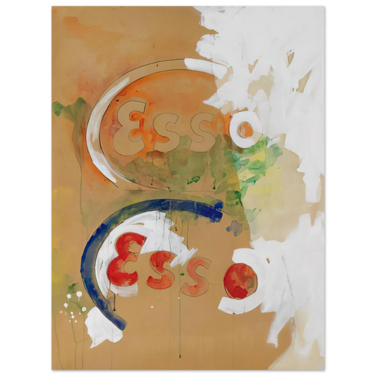 Mario Schifano - Segni di energia - Pop Art Fine Art Poster - Default Title