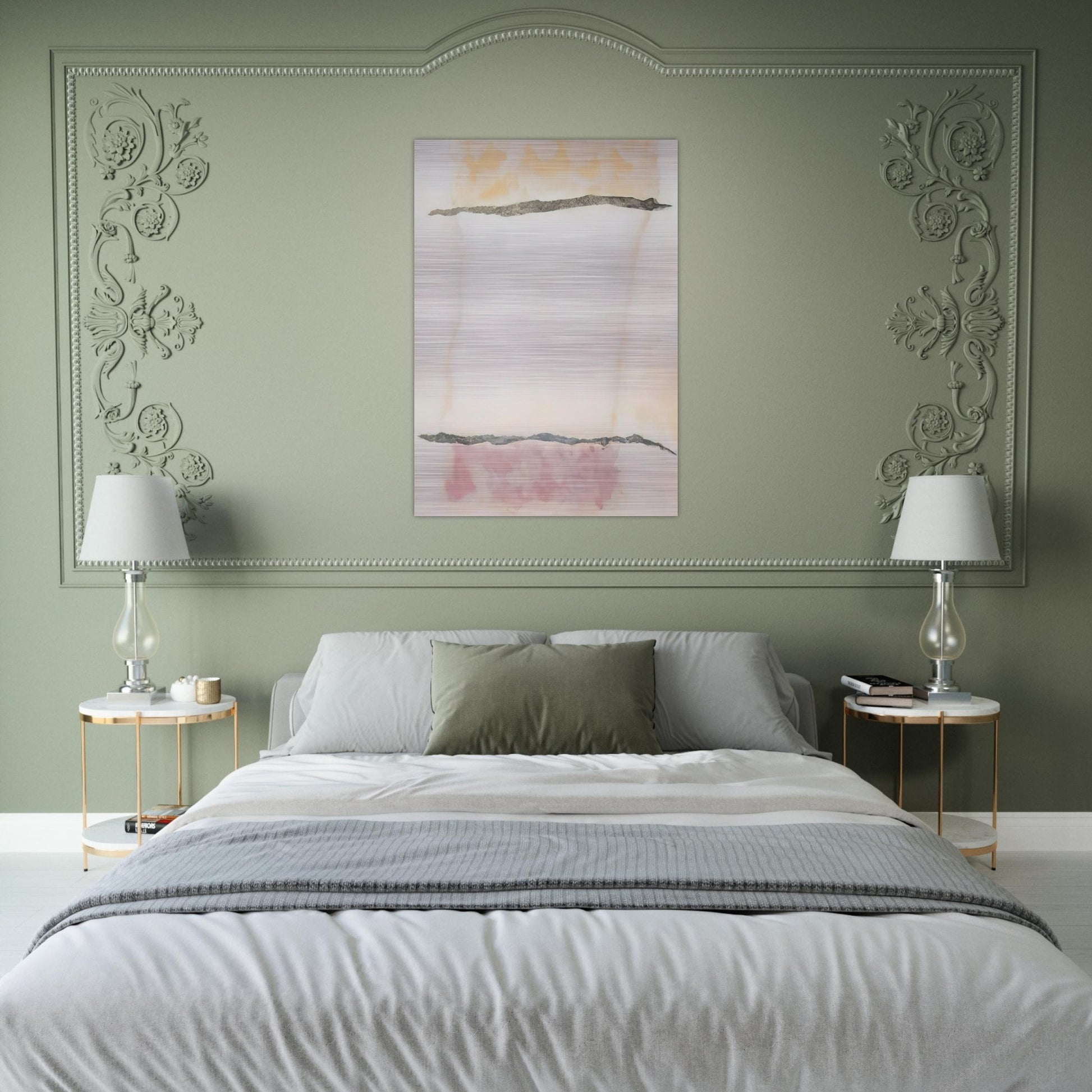 Infinity Field, Lefkada Series #3 - 1978 - Theodoros Stamos Brushed Aluminum Print - 70x100 cm / 28x40 inches | Theodoros Stamos Aluminum Print | Theodoros Stamos Prints