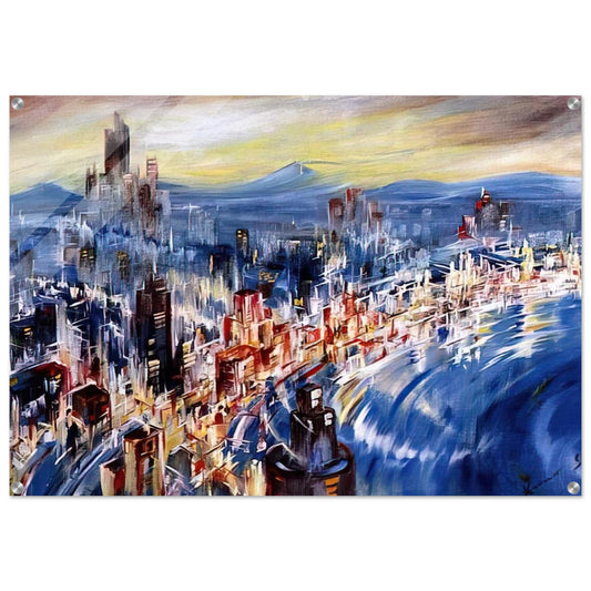 Built for the Future - Konrad Zuse Acrylic Print - 70x100 cm / 28x40″ inches | Konrad Zuse Wall Art | Konrad Zuse Prints