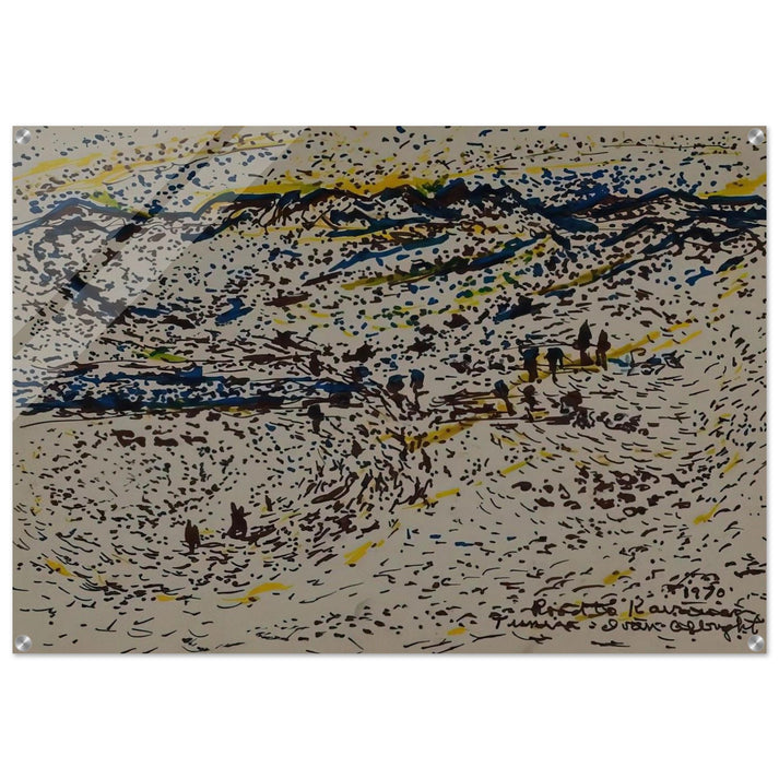 ROAD TO KAIROUAN TUNISIA 1970 - Ivan Albright Acrylic Print - 70x100 cm / 28x40″ inches