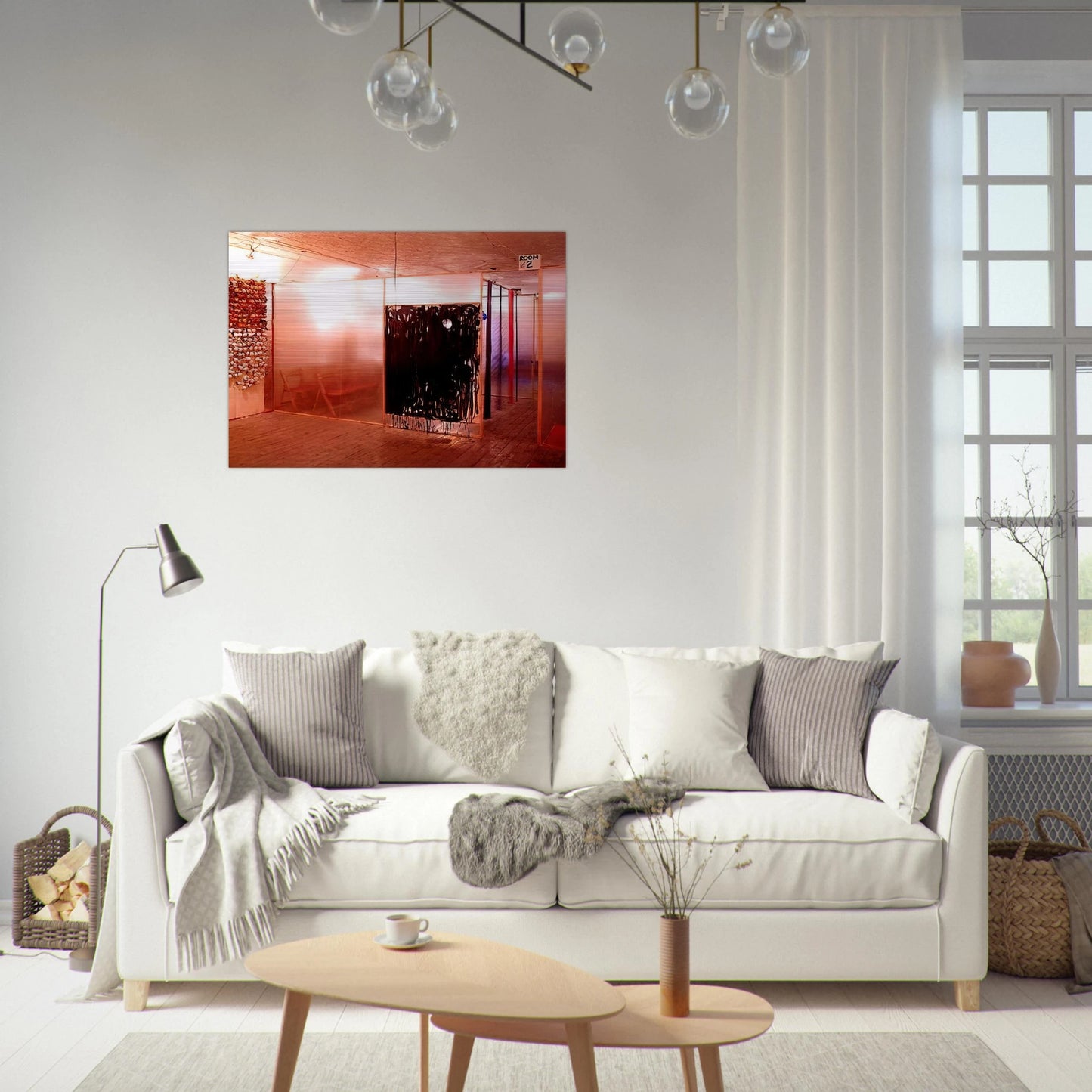 18 Happenings in 6 Parts - Allan Kaprow Brushed Aluminum Print - 70x100 cm / 28x40 inches | Allan Kaprow Aluminum Print | Allan Kaprow Prints