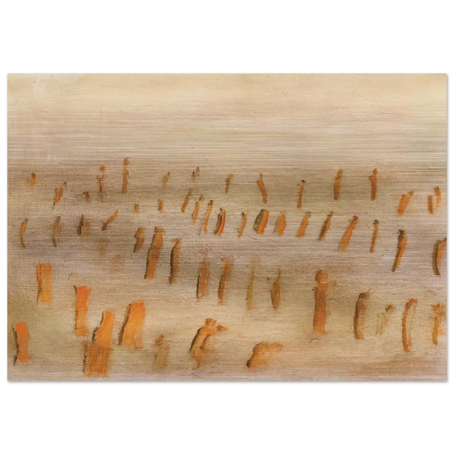 UNTITLED 3 - Henri Michaux Brushed Aluminum Print - 70x100 cm / 28x40 inches | Henri Michaux Aluminum Print | Henri Michaux Prints