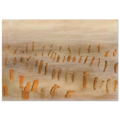 UNTITLED 3 - Henri Michaux Brushed Aluminum Print - 70x100 cm / 28x40 inches | Henri Michaux Aluminum Print | Henri Michaux Prints