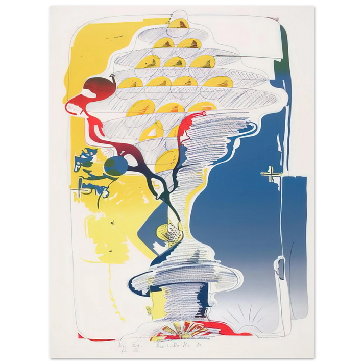 Dieter Roth - By the Sea, from Behind - 1972  75x100 cm / 30x40inches Fine Art Poster
