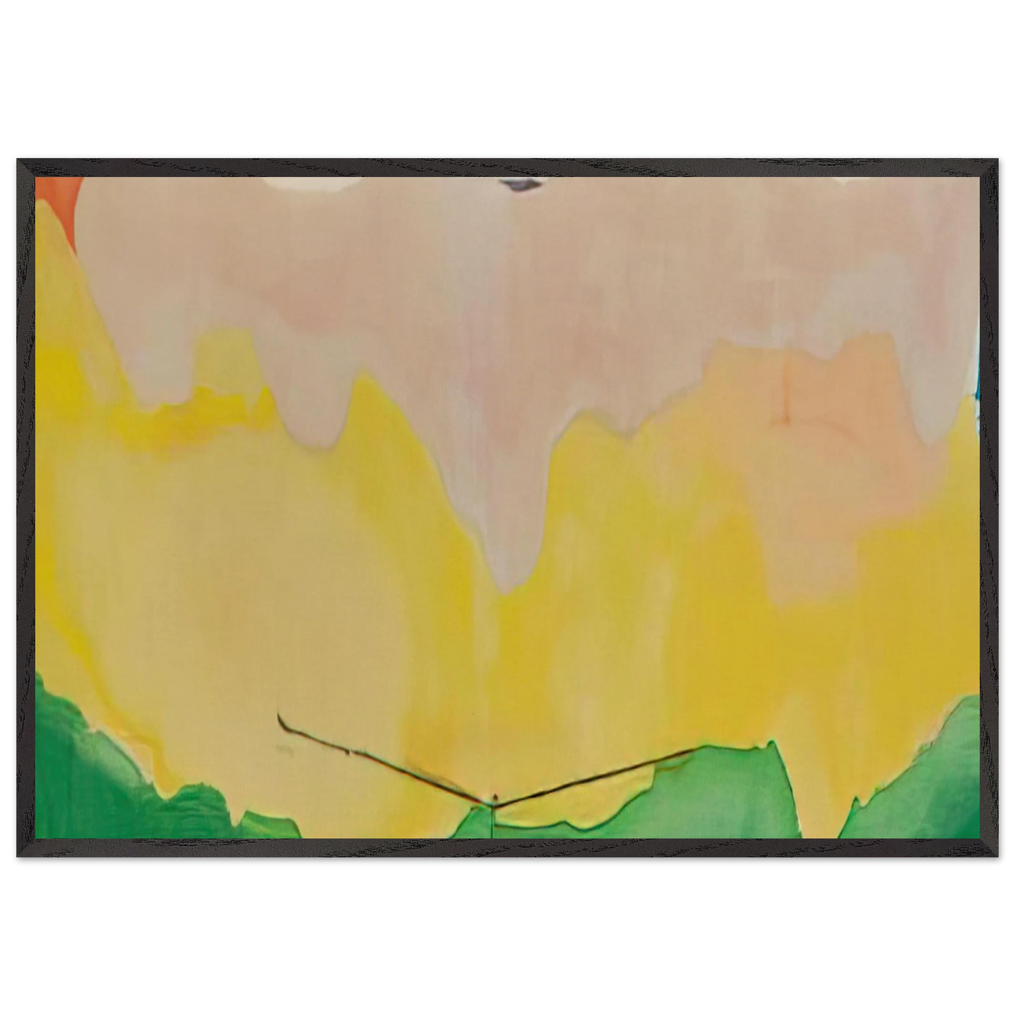 Boulevard - 1973 - Helen Frankenthaler Framed Art Print – Black Wooden Frame - Default Title - -Framed Art Print