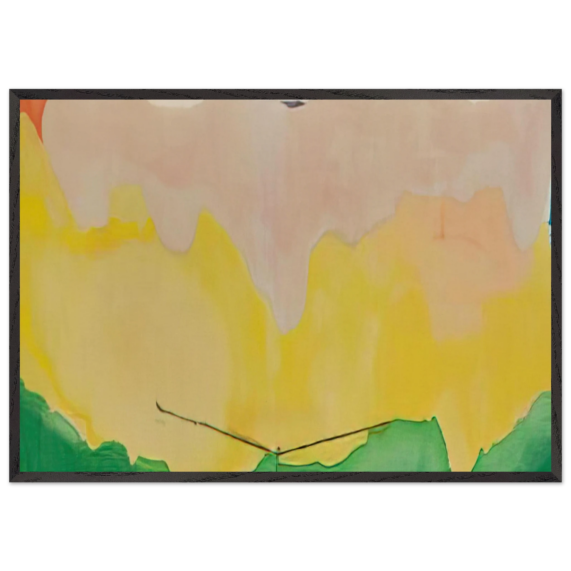 Boulevard - 1973 - Helen Frankenthaler Framed Art Print – Black Wooden Frame - Default Title - -Framed Art Print