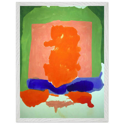 Helen Frankenthaler - Small s Paradise - 1964 Wall art - 60x80 cm / 24x32 Inches - Premium Wooden Framed Poster With Fine Art Paper - Black frame