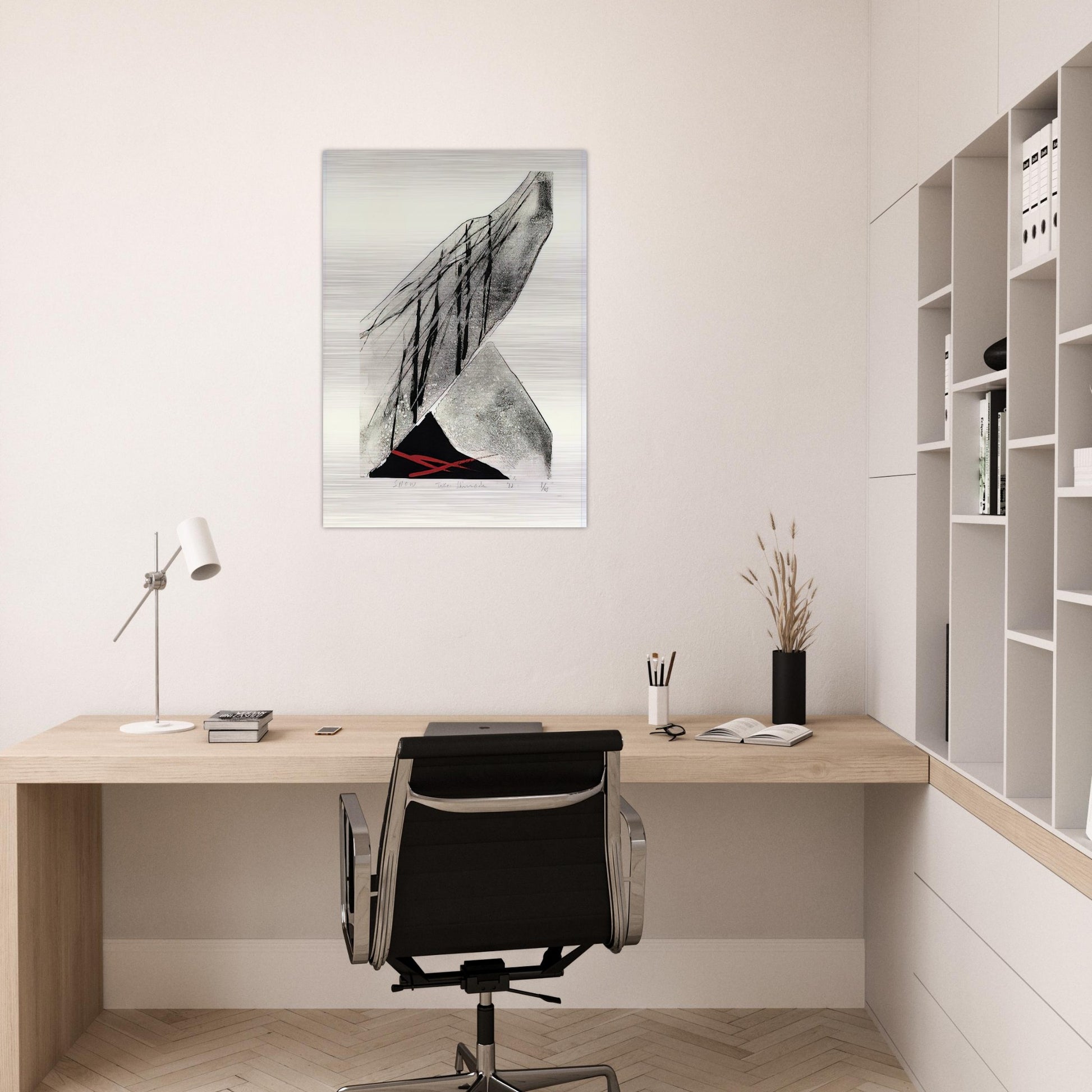 Snow - 1982 - Toko Shinoda Brushed Aluminum Print - 70x100 cm / 28x40 inches | Toko Shinoda Aluminum Print | Toko Shinoda Prints