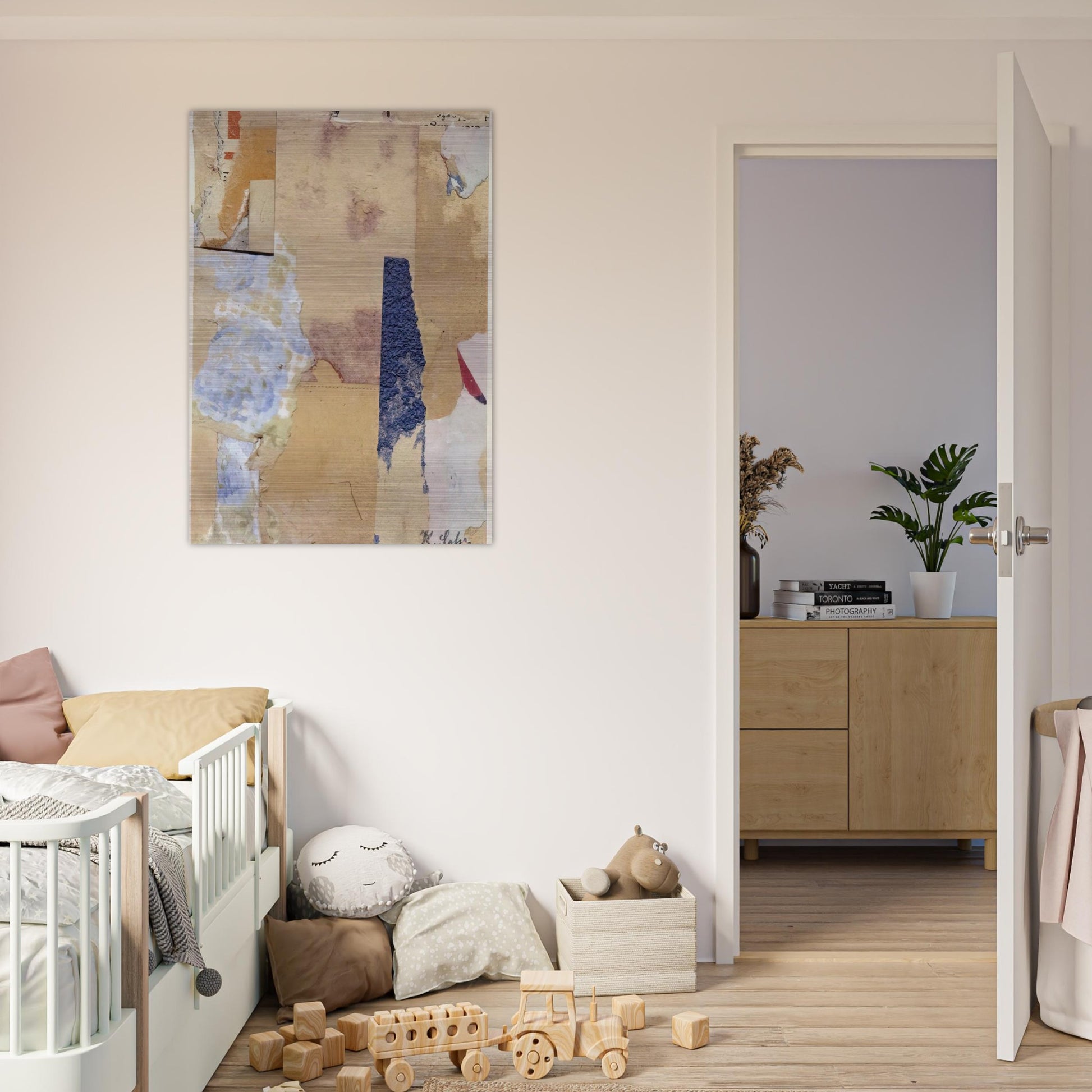 APHORISM 1923 - Kurt Schwitters Brushed Aluminum Print - 70x100 cm / 28x40 inches | Kurt Schwitters Aluminum Print | Kurt Schwitters Prints