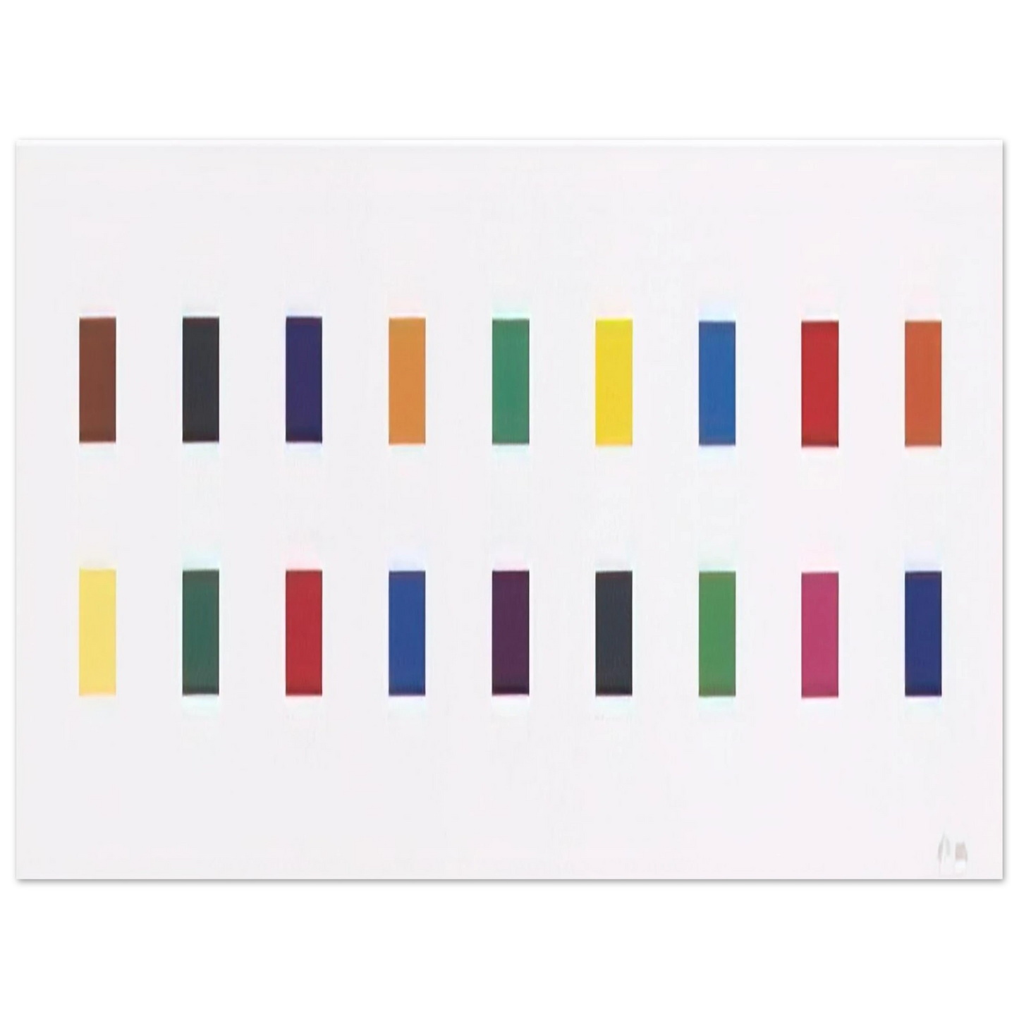 Ellsworth Kelly - 18 Colors  Cincinnati  Fine Art Poster - Default Title