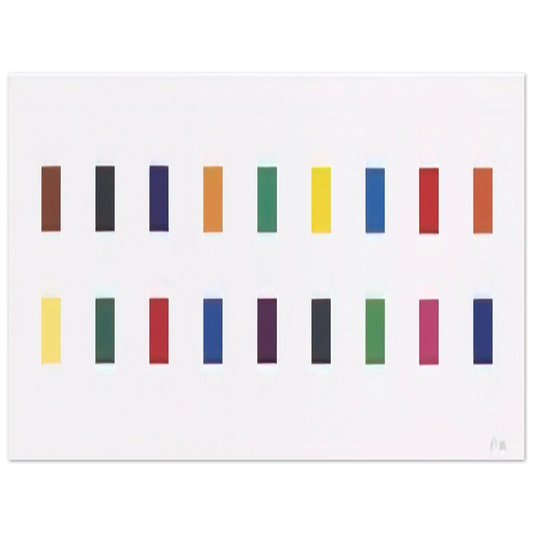 Ellsworth Kelly - 18 Colors  Cincinnati  Fine Art Poster - Default Title