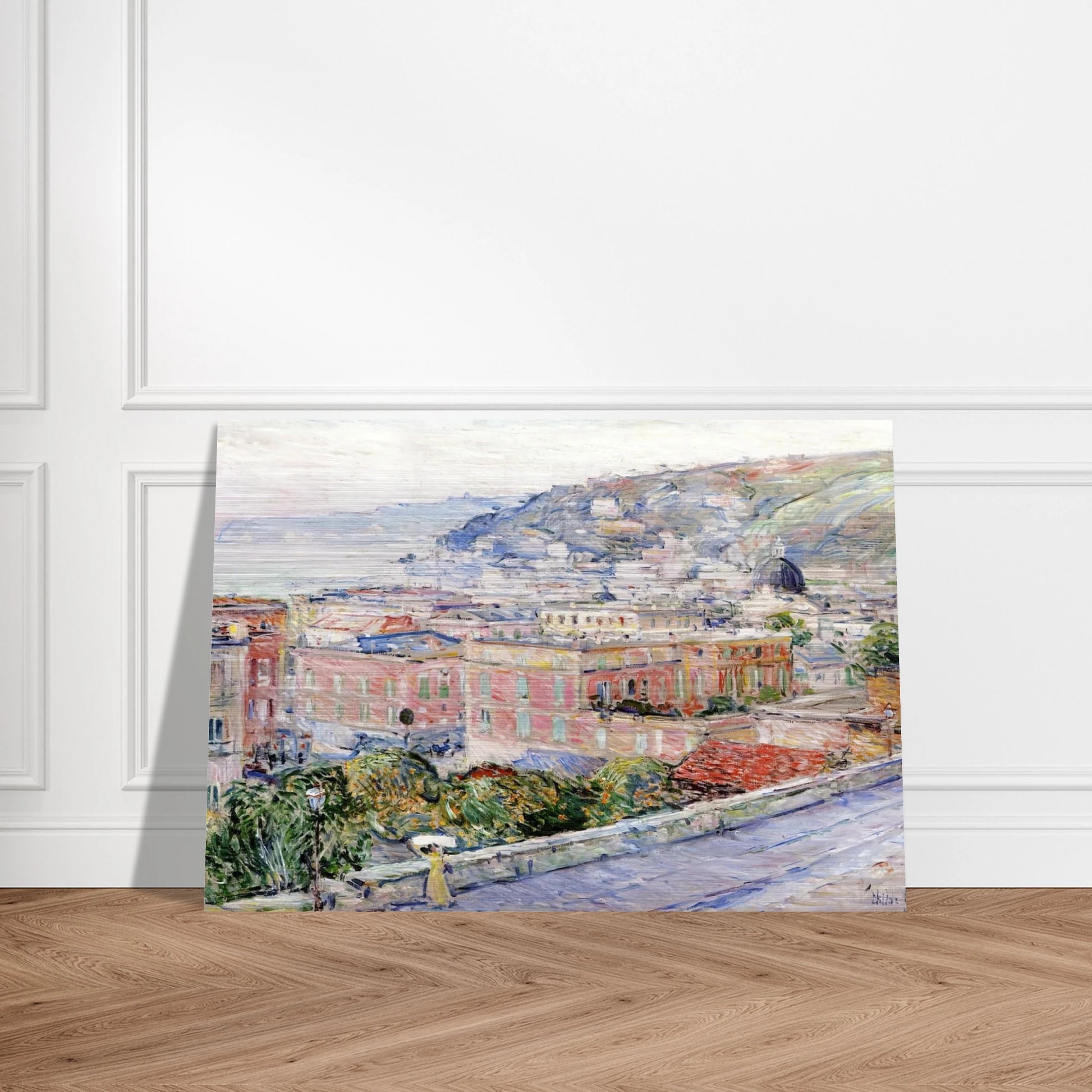 Naples - Childe Hassam Brushed Aluminum Print - 70x100 cm / 28x40 inches | Childe Hassam Aluminum Print | Childe Hassam Prints