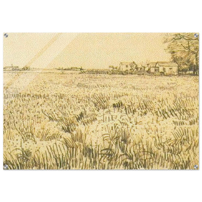 Meadow with Flowers - Vincent van Gogh Acrylic Print - 70x100 cm / 28x40″ inches