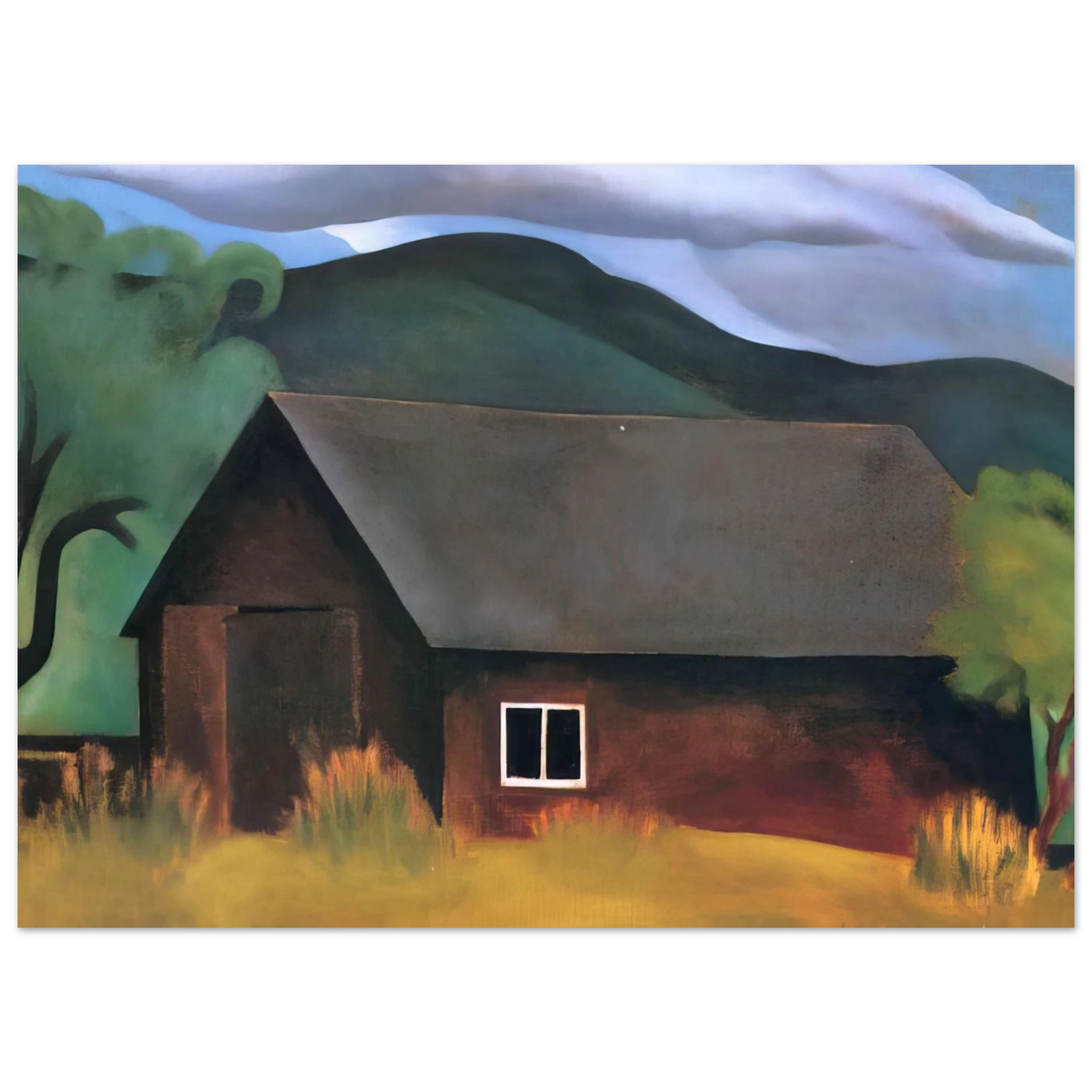 Georgia O'Keeffe - My Shanty, Lake George Fine Art Poster - 40x60 cm / 16x24 inches