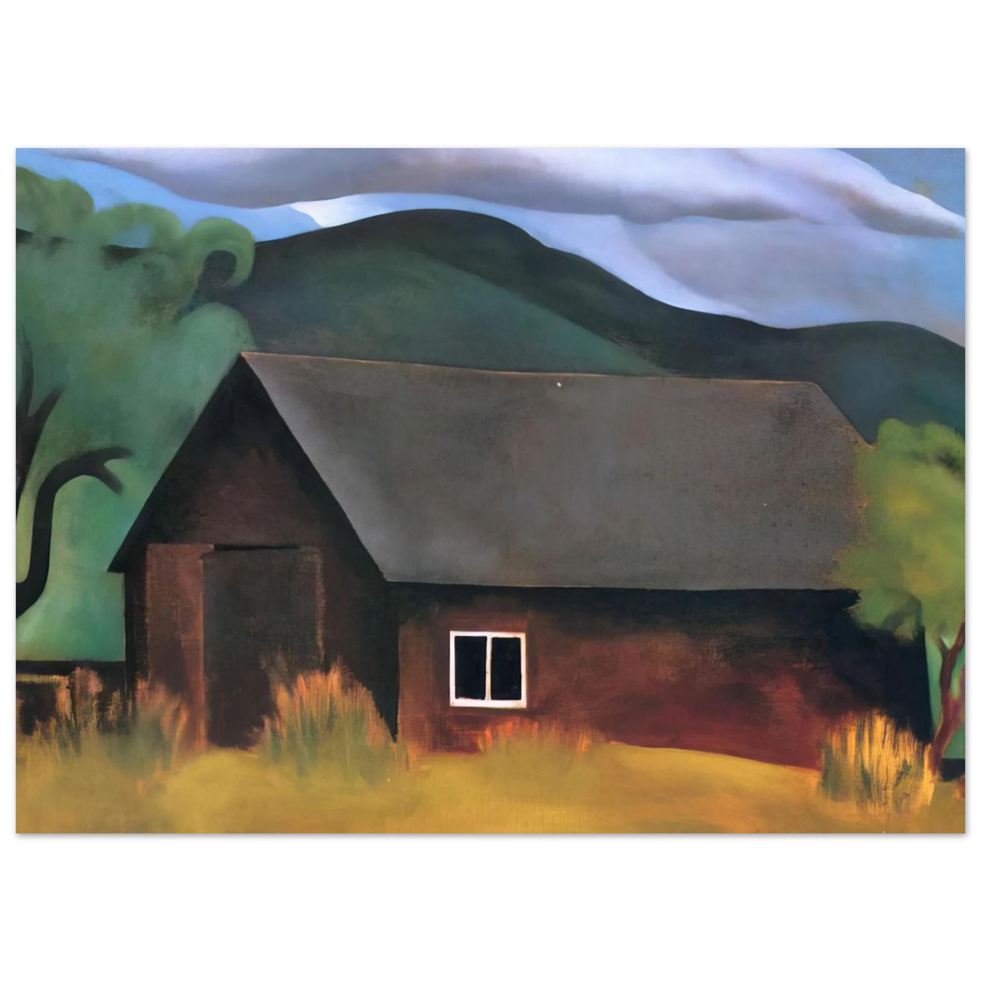 Georgia O'Keeffe - My Shanty, Lake George Fine Art Poster - 40x60 cm / 16x24 inches