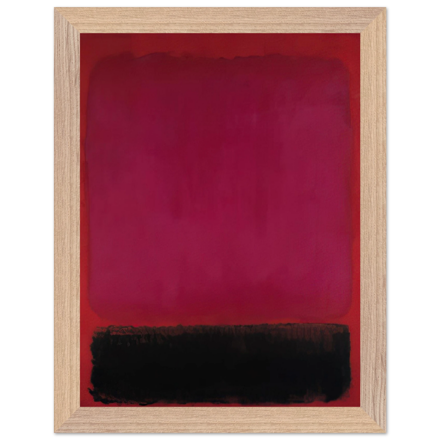Helen Frankenthaler - Untitled - 1967 Wall art - 50x70 cm / 20x28 inches - Premium Wooden Framed Poster With Fine Art Paper - Wood frame