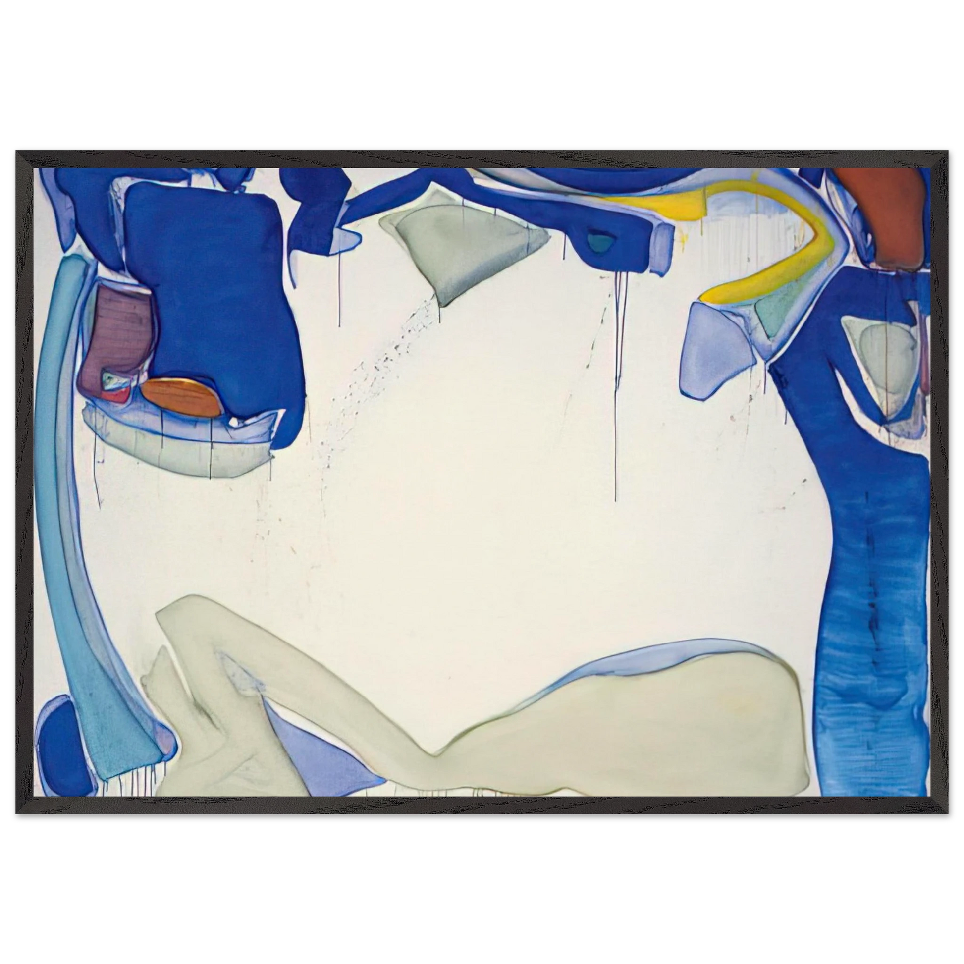 Mantis - Sam Francis Framed Art Print – Black Wooden Frame - Default Title - -Framed Art Print