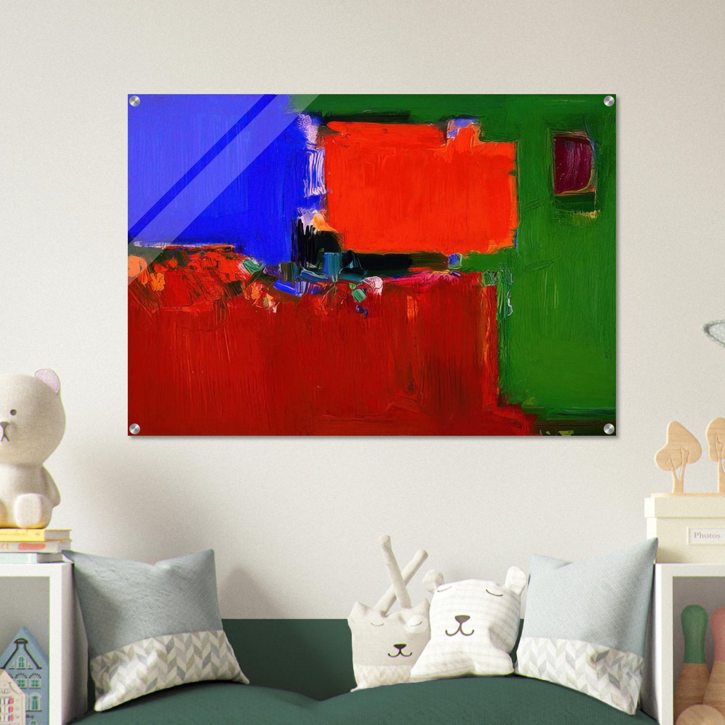 Indian Summer - Hans Hofmann Acrylic Print - 70x100 cm / 28x40″ inches | Hans Hofmann Wall Art | Hans Hofmann Prints