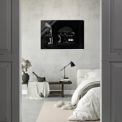 NOCTURNAL ROME COLOSSEUM - MC Escher Acrylic Print - 70x100 cm / 28x40″ inches | MC Escher Wall Art | MC Escher Prints