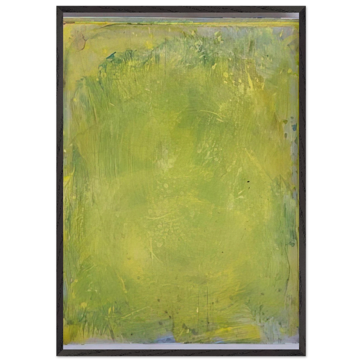 FARBWANNE 1984 - Gotthard Graubner 70x100 cm / 28x40 inches Framed Art Print – Black Wooden Frame