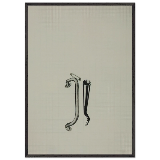 TOOL BOX 7 1966 - Jim Dine Framed Art Print – Black Wooden Frame - Default Title - -Framed Art Print