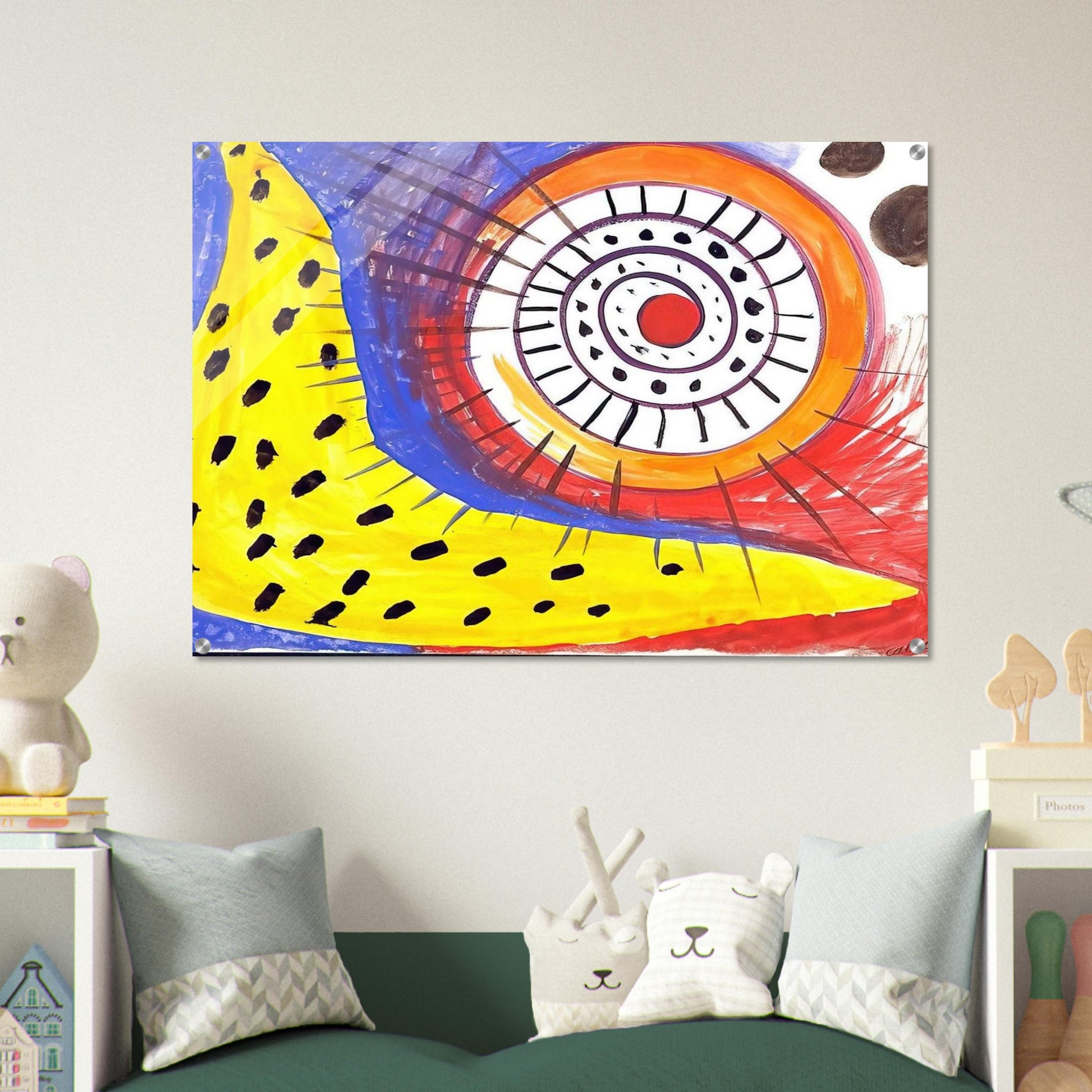 SPIRAL COMPOSITION 1970 - Alexander Calder Acrylic Print - 70x100 cm / 28x40″ inches | Alexander Calder Wall Art | Alexander Calder Prints