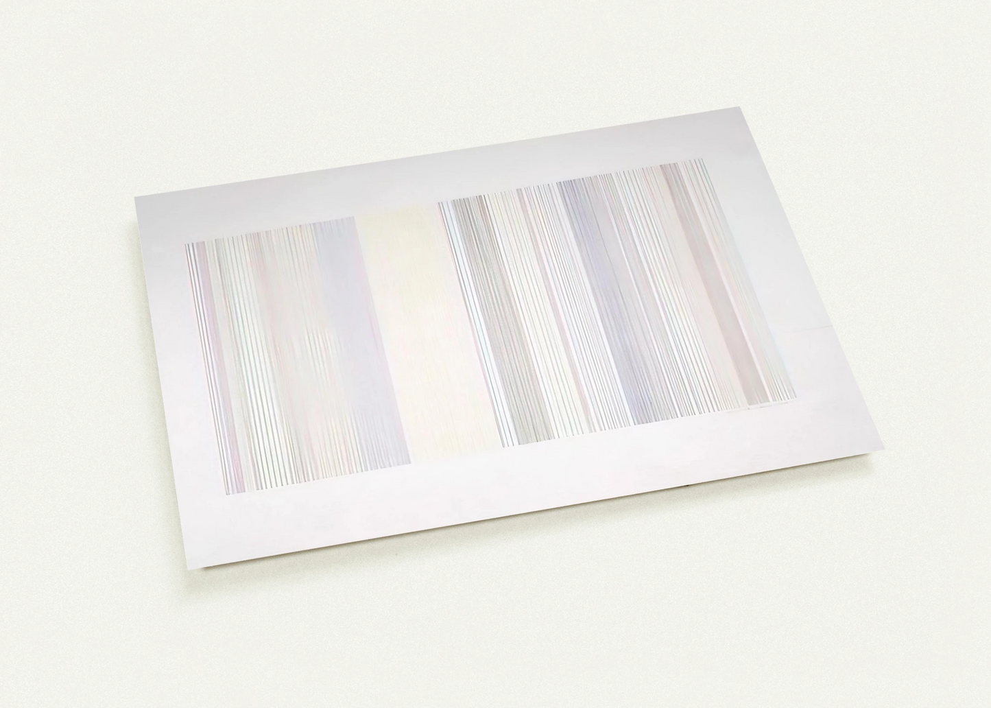 Cold Turkey - 1973 By Gene Davis Pack of 10 Post Cards | Gene Davis Post Cards | A6 (10.5 x 14.8 cm) - 4.1 x 5.8 inches