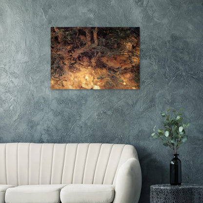 Valdemosa, Majorca Thistles and Herbage on a Hillside - John Singer Sargent Brushed Aluminum Print - 70x100 cm / 28x40 inches | John Singer Sargent Aluminum Print | John Singer Sargent Prints