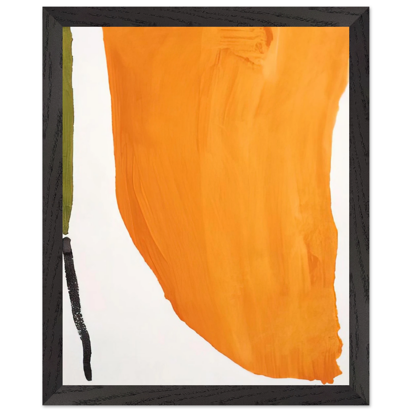 Helen Frankenthaler - Orange Downpour - 1970 Wall art - A1 (59.4 x 84.1  cm) - Fine Art Poster - -
