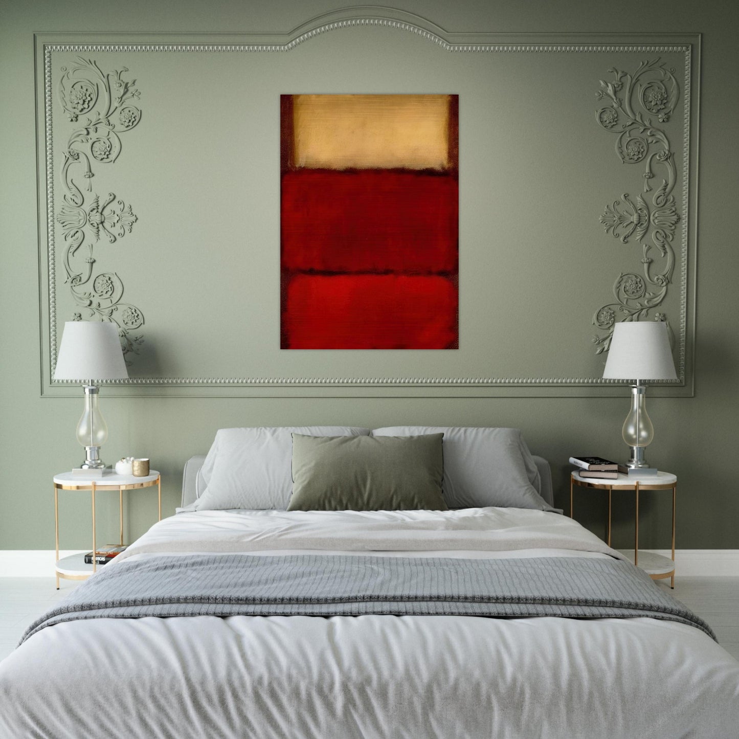 Red - 1964 - Mark Rothko Brushed Aluminum Print - 70x100 cm / 28x40 inches | Mark Rothko Aluminum Print | Mark Rothko Prints