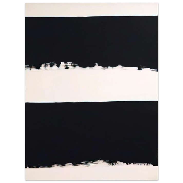 Pierre Soulages - Gouache 2004 B-7 - 2004  75x100 cm / 30x40inches Fine Art Poster
