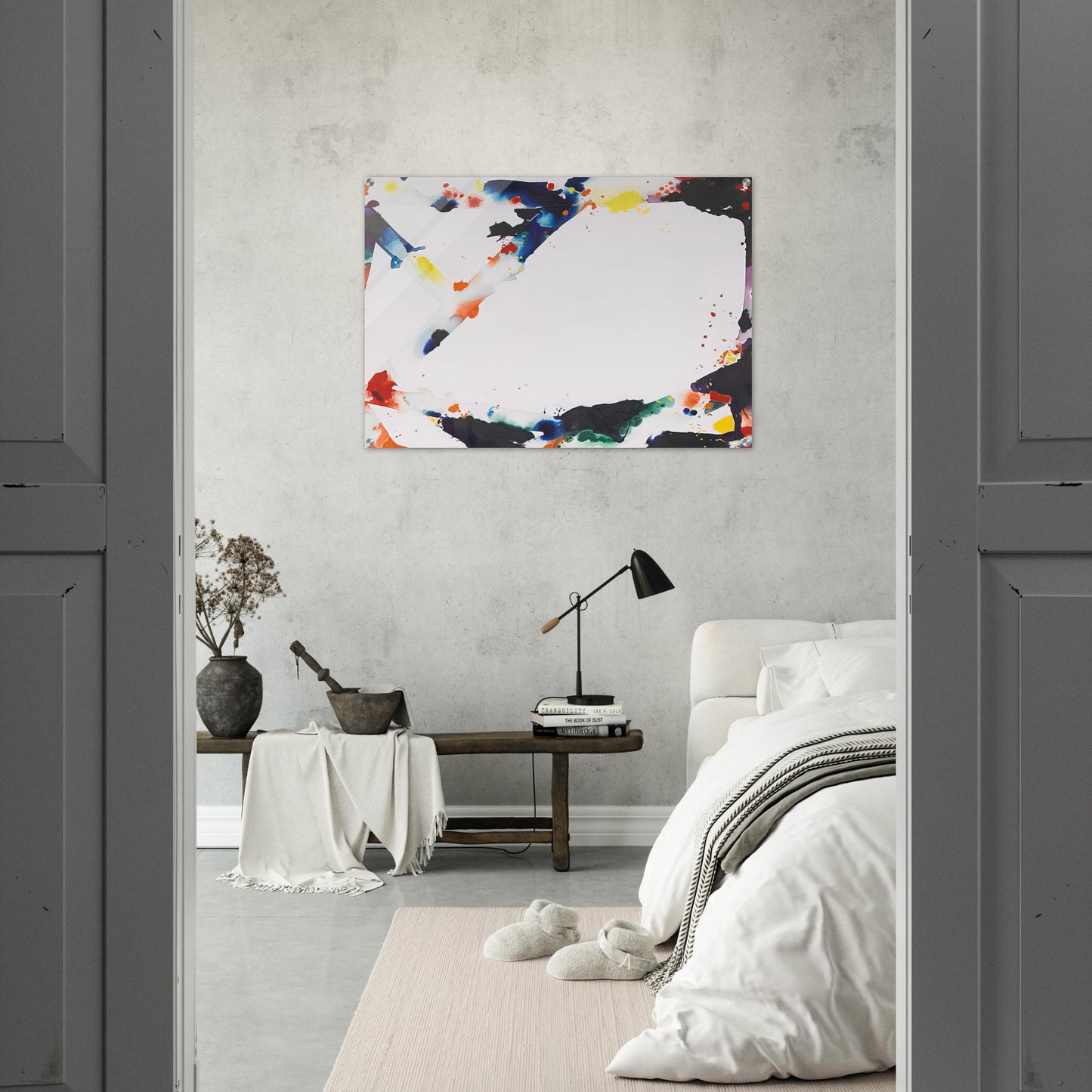 Angel Trails - Sam Francis Acrylic Print - 70x100 cm / 28x40″ inches | Sam Francis Wall Art | Sam Francis Prints