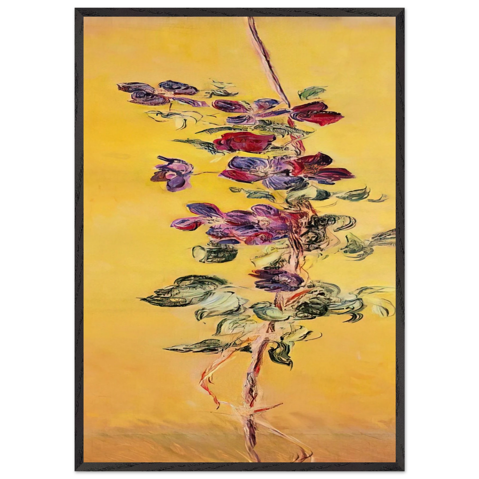 Cobeas - claude monet Framed Art Print – Black Wooden Frame - Default Title - -Framed Art Print