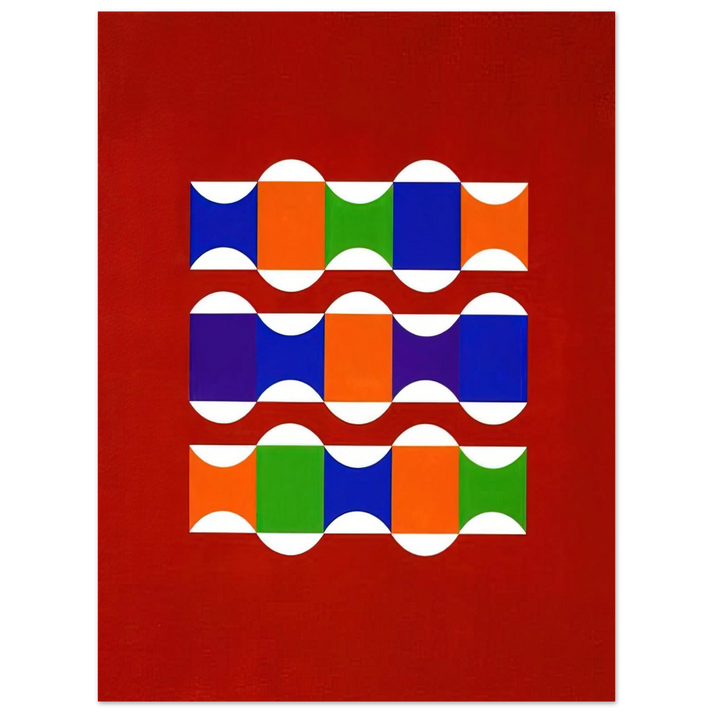 Tomas Maldonado - Anti-corpi cilindrici - 2006  75x100 cm / 30x40inches Fine Art Poster