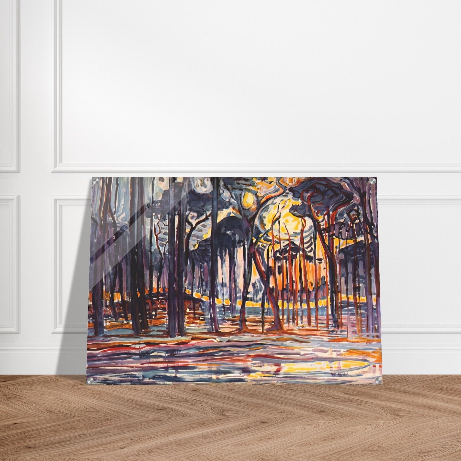 Woods near Oele - Piet Mondrian Acrylic Print - 70x100 cm / 28x40″ inches