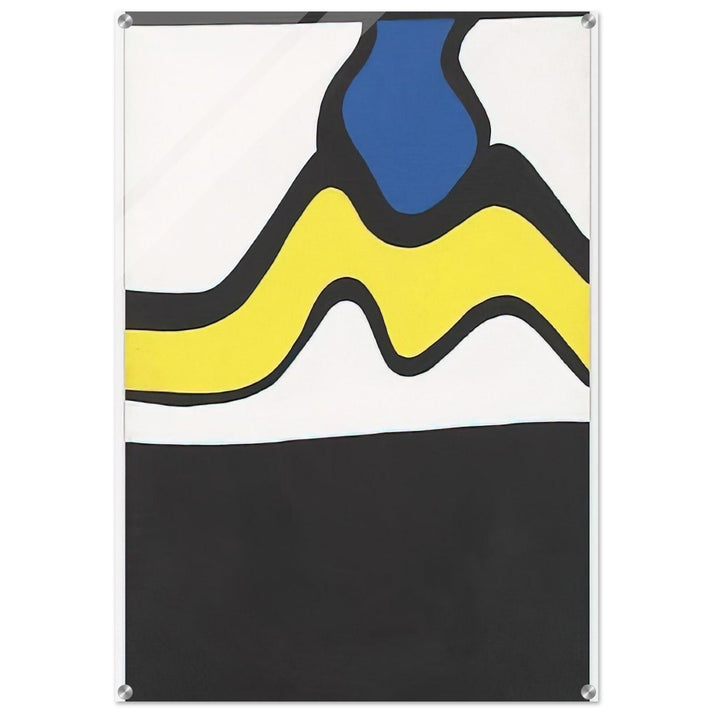 Untitled - 1961 - Nicholas Krushenick Acrylic Print - 70x100 cm / 28x40″ inches | Nicholas Krushenick Wall Art | Nicholas Krushenick Prints