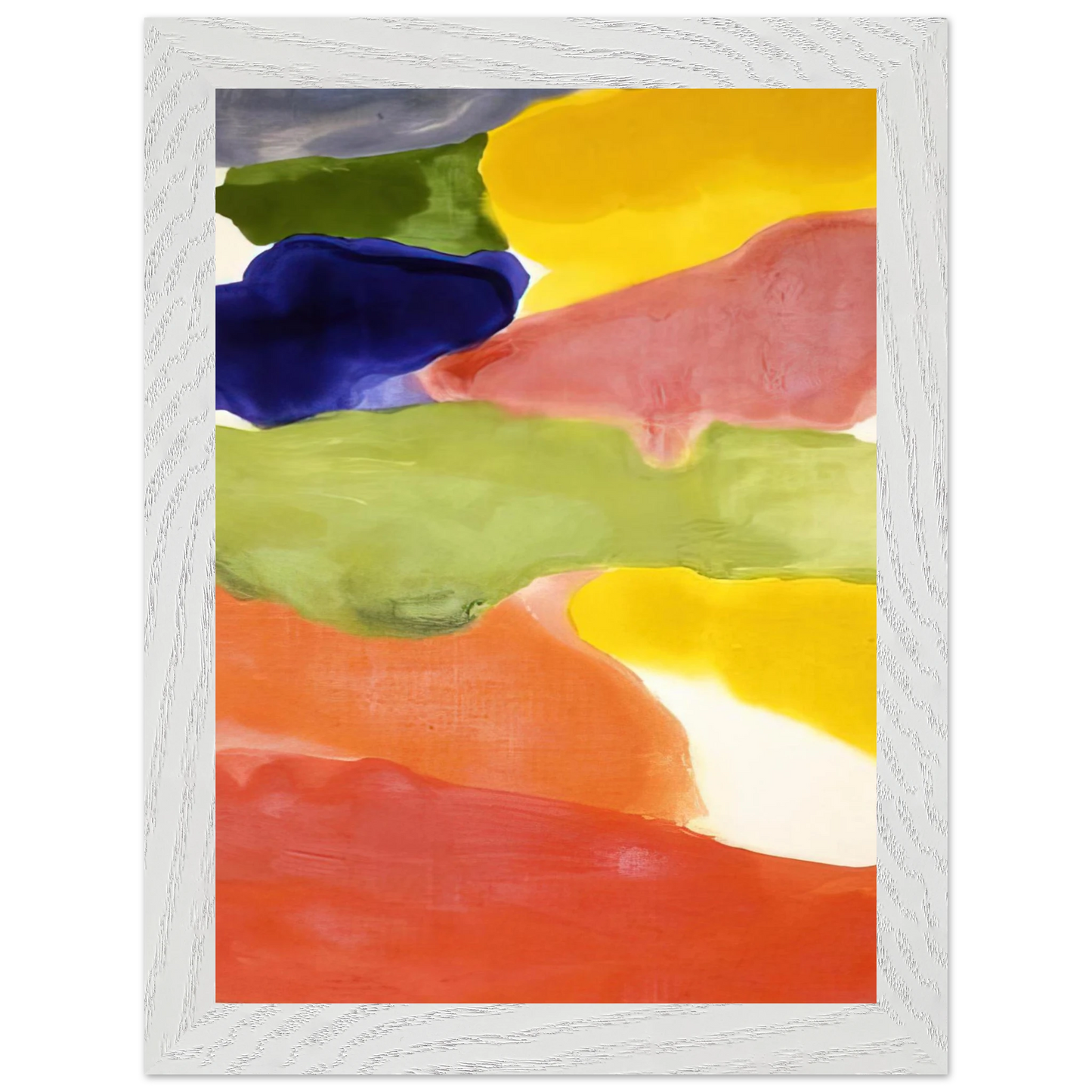 Helen Frankenthaler - Tutti-Fruitti - 1966 Wall art - 40x50 cm / 16x20 inches - Premium Wooden Framed Poster With Fine Art Paper - Black frame