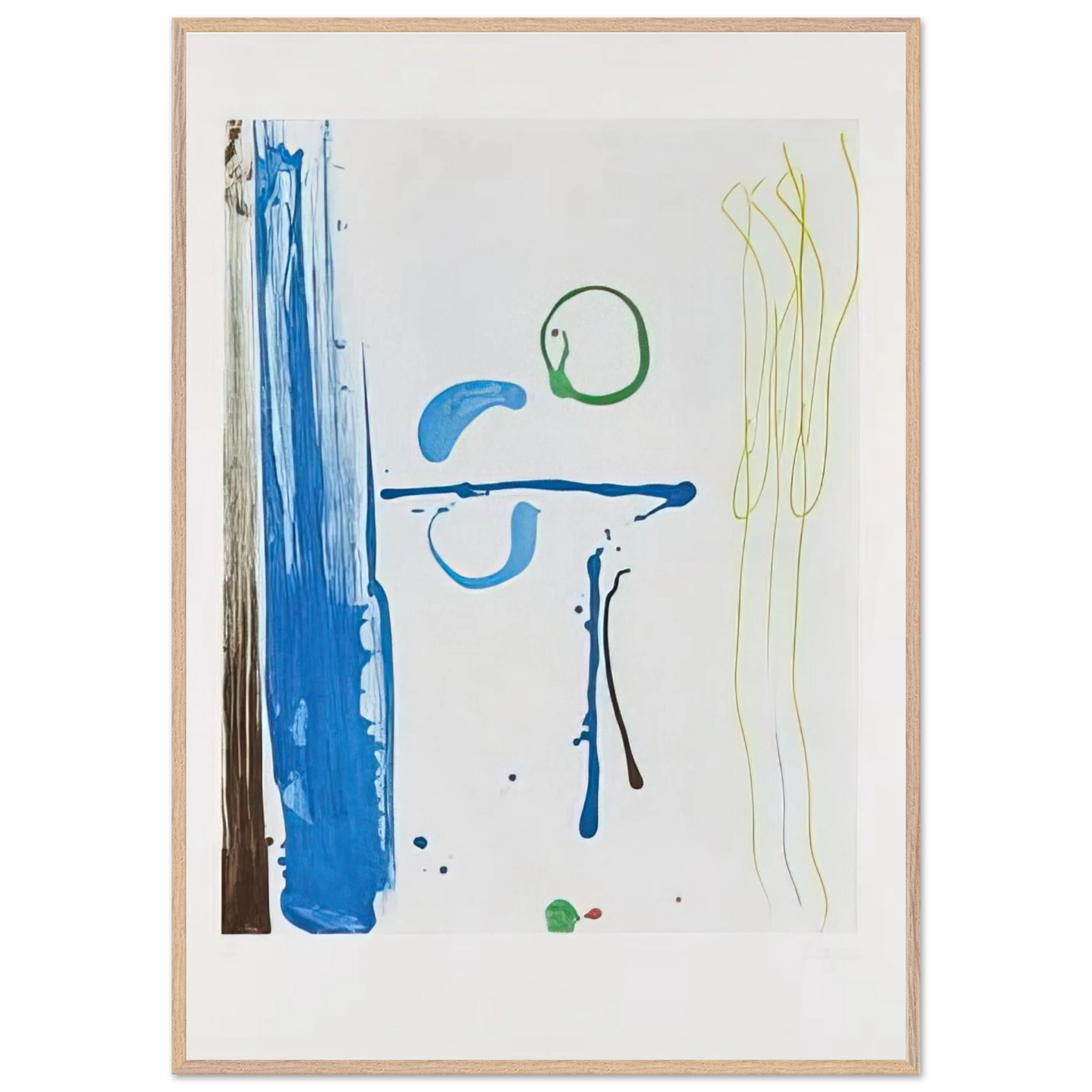 Helen Frankenthaler - Sunshine After Rain - 1987 Wall art - 20x25 cm / 8x10 inches - Fine Art Poster - -