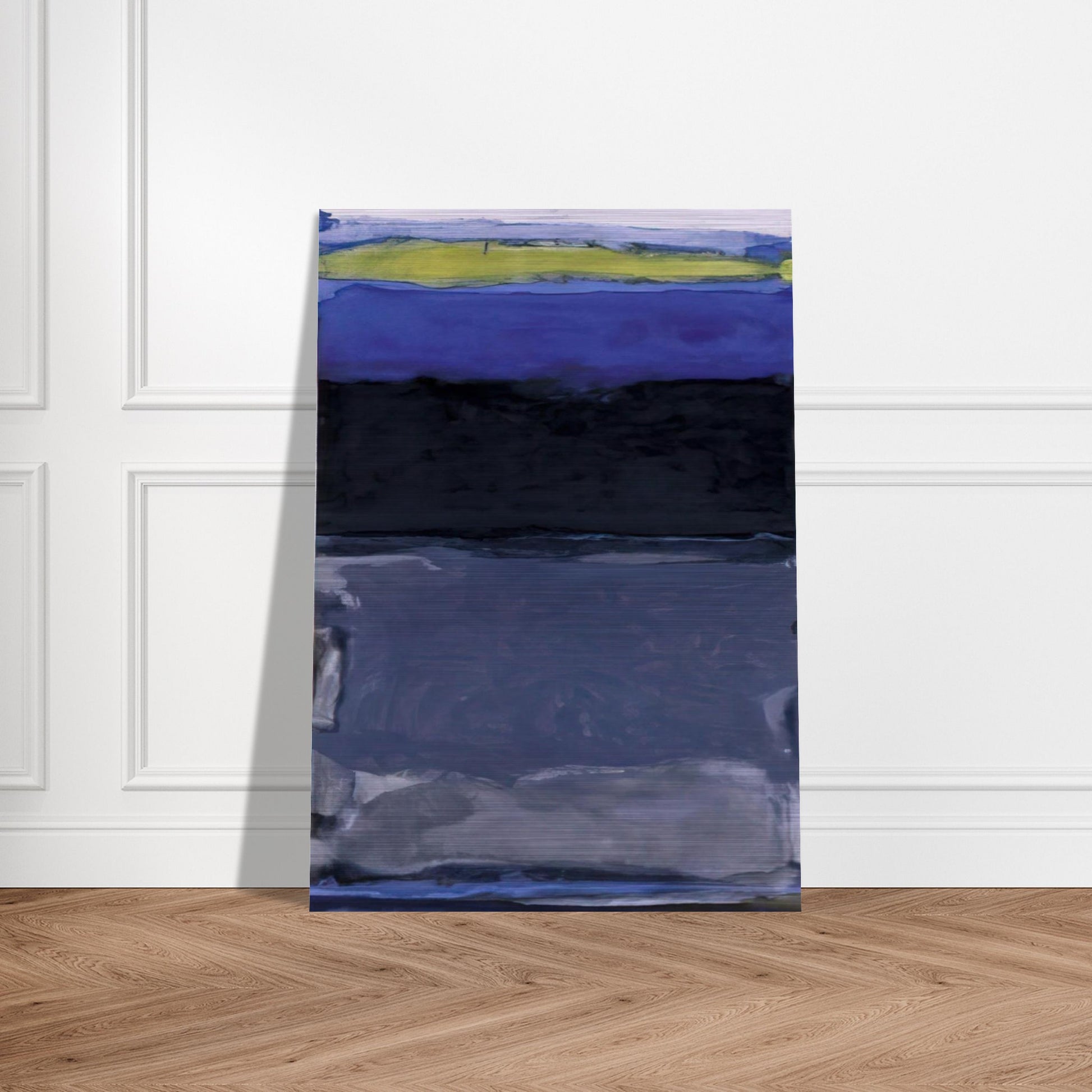 Blue Space - 1954 - Thomas Downing Brushed Aluminum Print - 70x100 cm / 28x40 inches | Thomas Downing Aluminum Print | Thomas Downing Prints