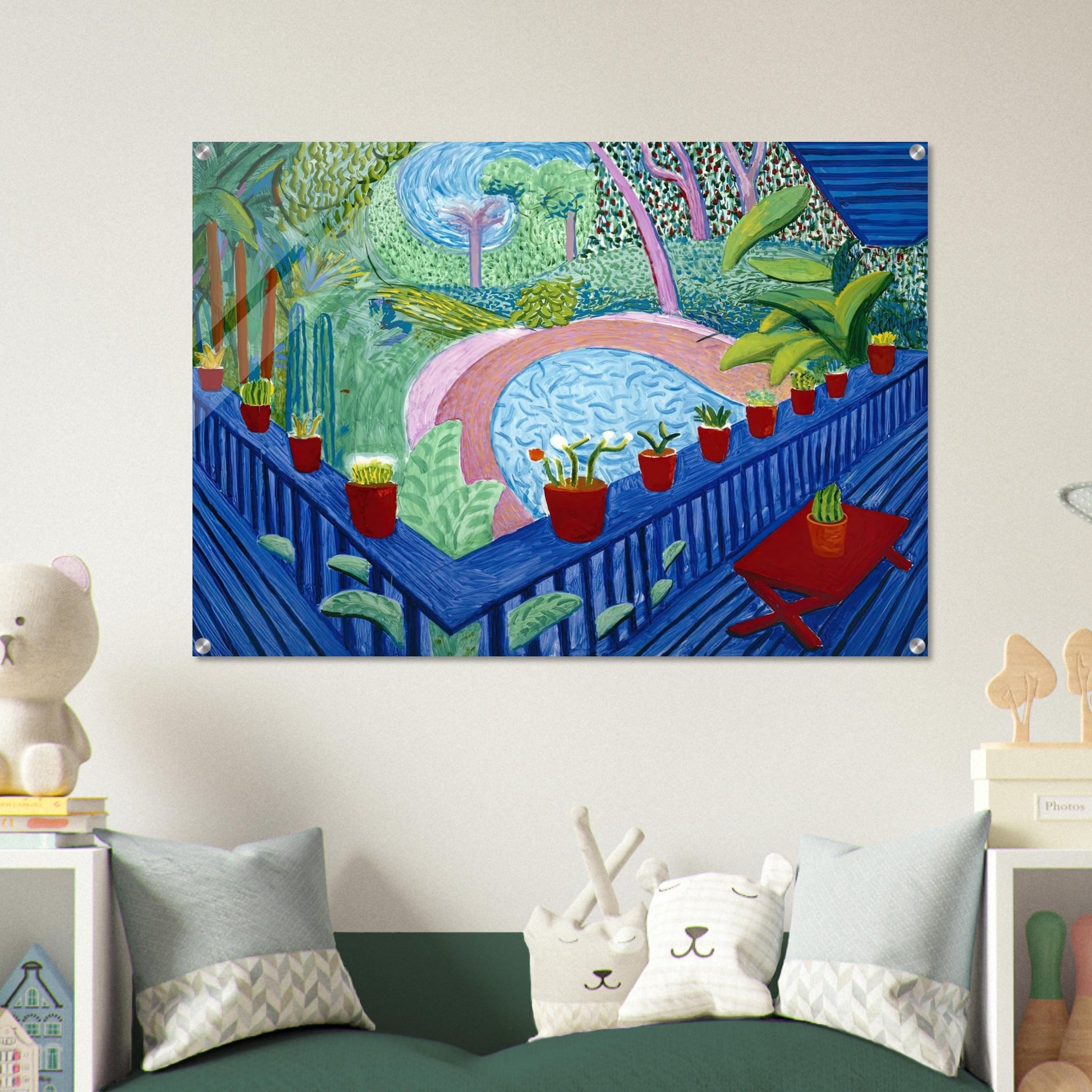 David Hockney - David Hockney Acrylic Print - 70x100 cm / 28x40″ inches | David Hockney Art | Artwork by David Hockney