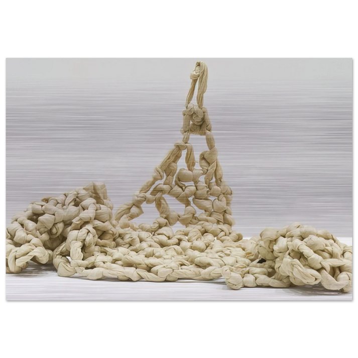 Untitled from Droguinhas - 1966 - Mira Schendel Brushed Aluminum Print - 70x100 cm / 28x40 inches | Mira Schendel Aluminum Print | Mira Schendel Prints