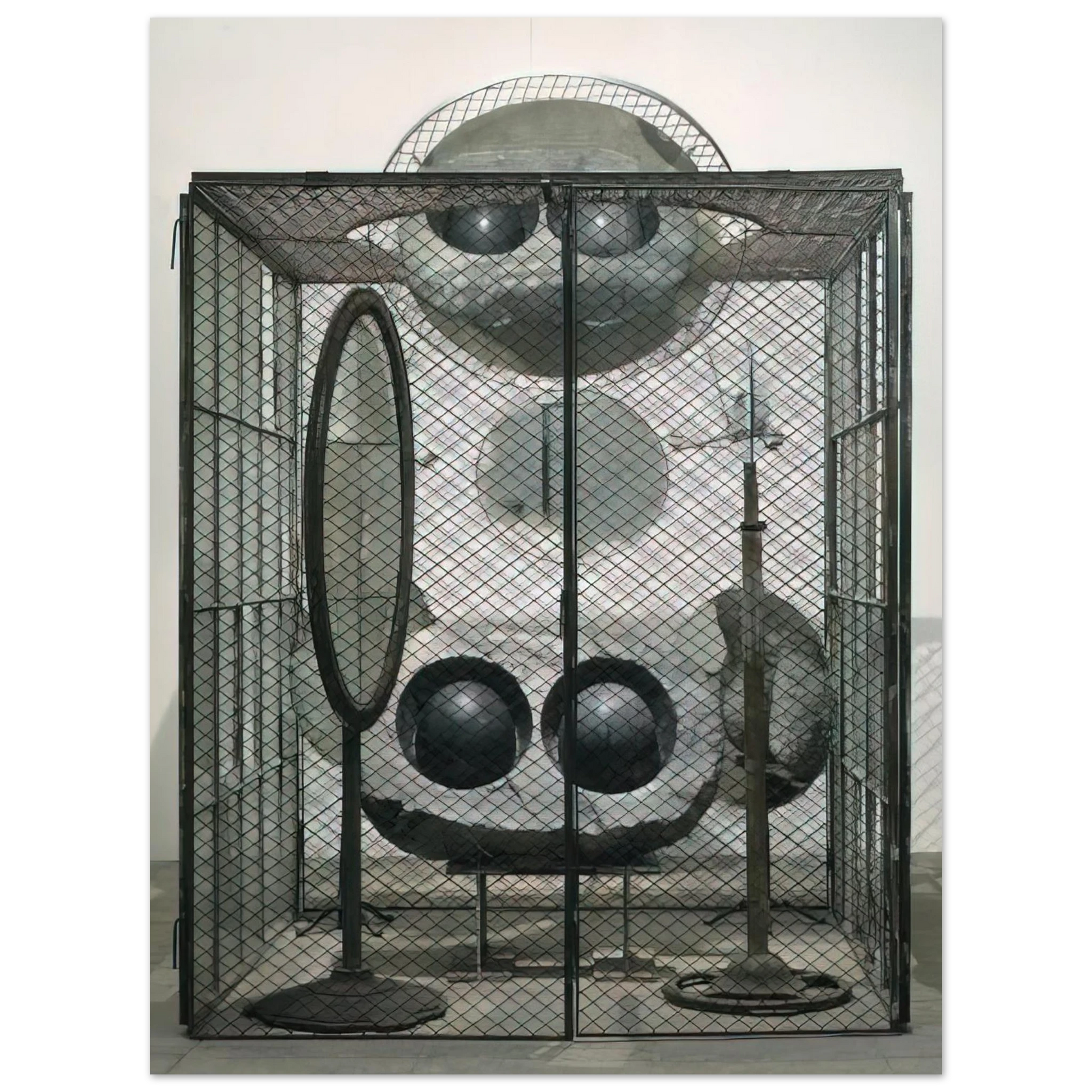 Louise Bourgeois - CELL EYES AND MIRRORS 1993 Fine Art Poster - Default Title
